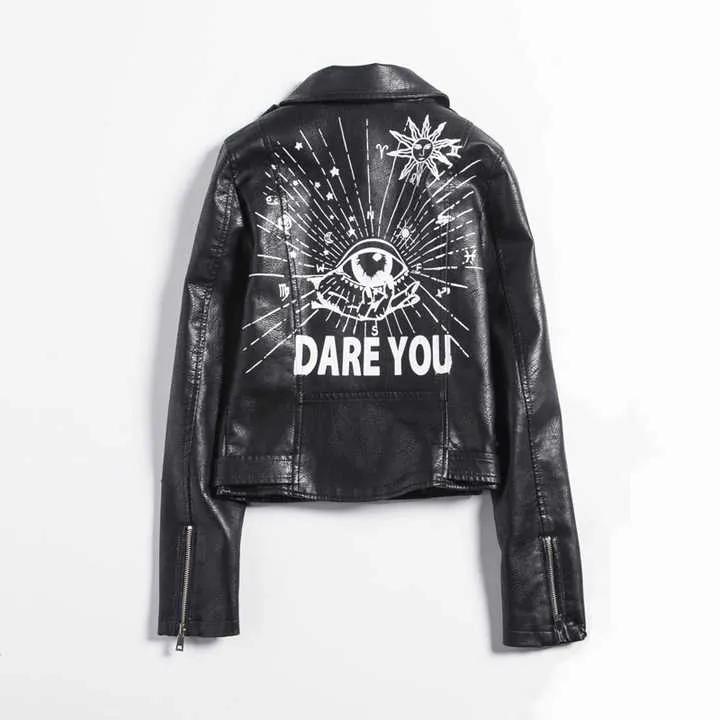 سترة جلدية نسائية عالية الجودة ,High quality women's leather jacket