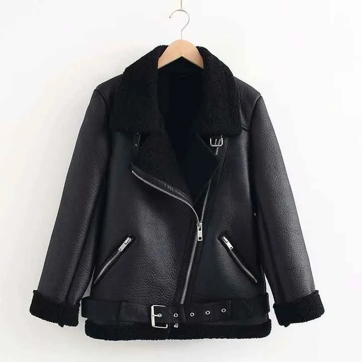 جاكيت جلدي نسائي ,Women's leather jacket