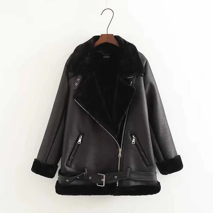 جاكيت جلدي نسائي ,Women's leather jacket