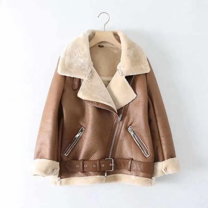 جاكيت جلدي نسائي ,Women's leather jacket