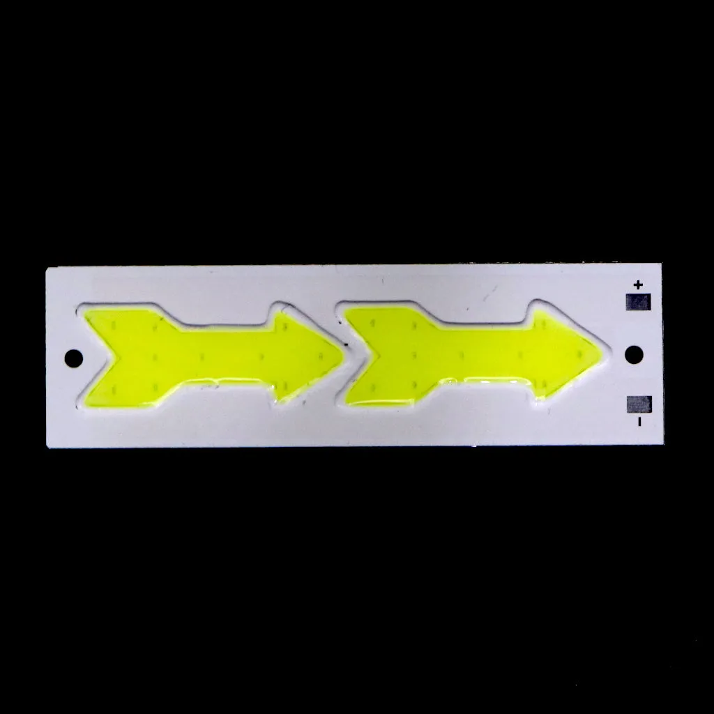 3.7v - 4V Single Arrow Shape COB led light [ Color - Cool White ]