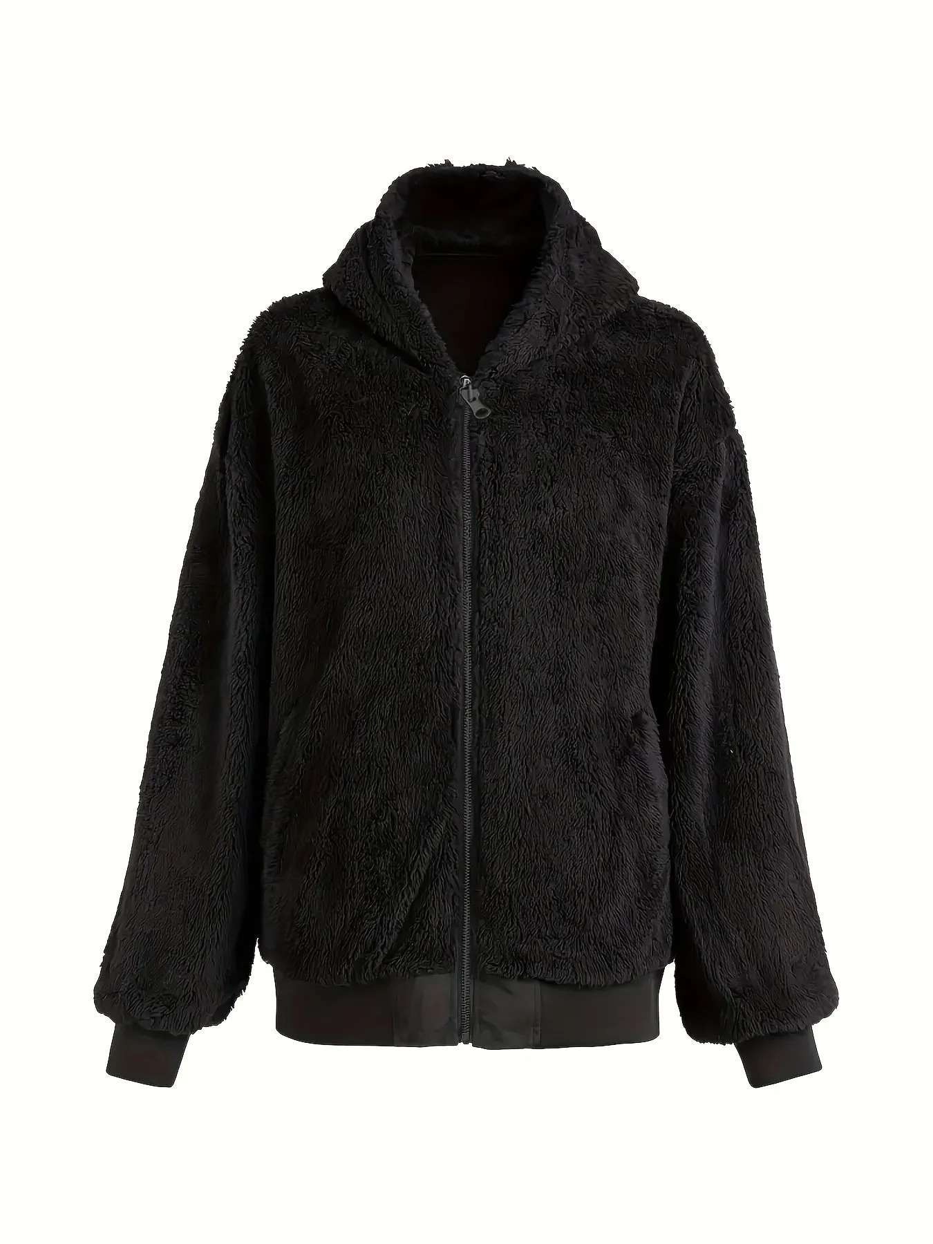 Abigail  Reversible Faux Fur Hooded Jacket