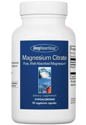 Allergy Research Group Magnesium Citrate