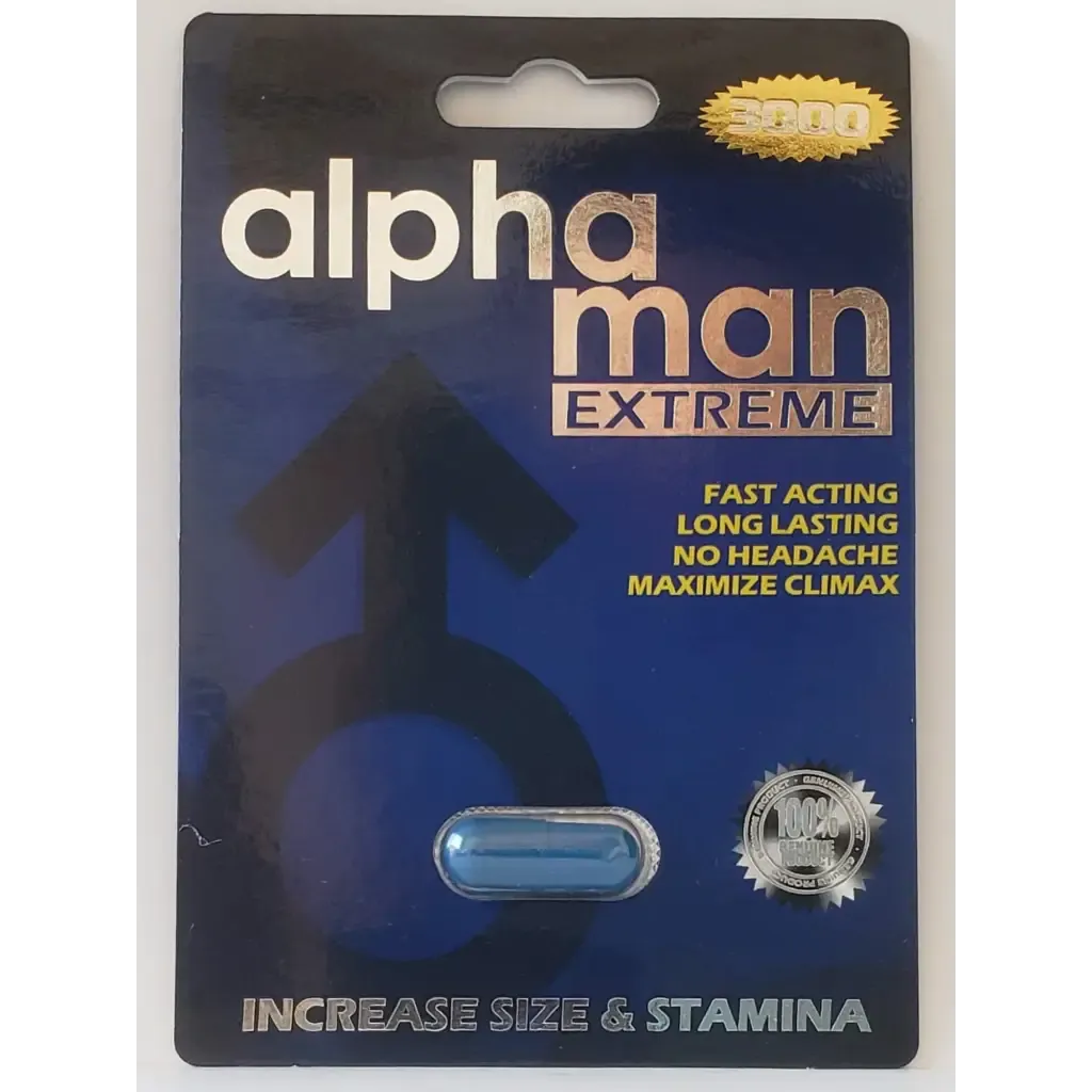 Alpha Man 3000 30 Ct Display