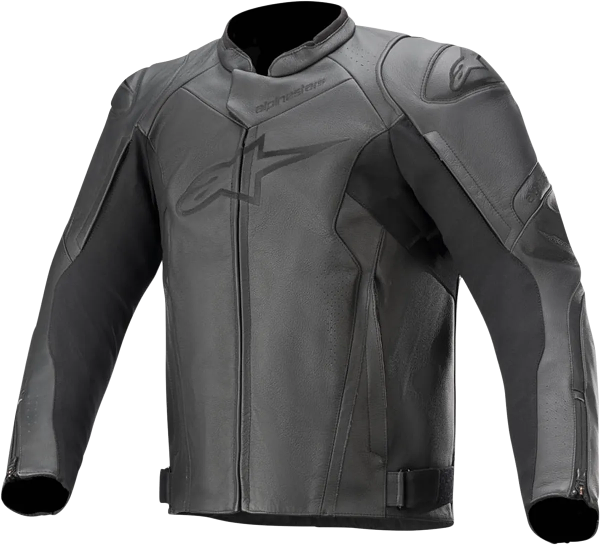 ALPINESTARS Faster v2 Leather Jacket - Black - US 46 / EU 56 3103521-1100-56