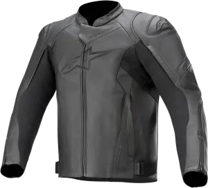 ALPINESTARS Faster v2 Leather Jacket - Black - US 46 / EU 56 3103521-1100-56