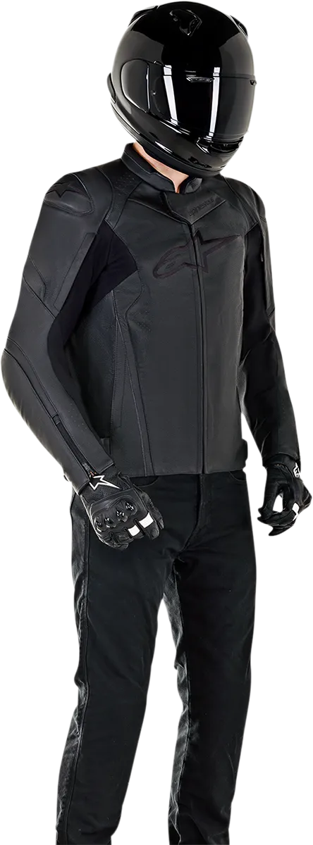 ALPINESTARS Faster v2 Leather Jacket - Black - US 46 / EU 56 3103521-1100-56