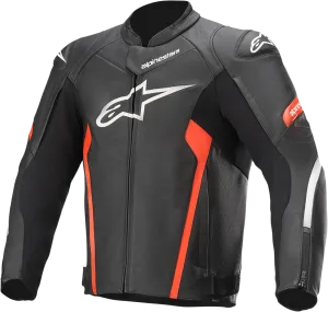 ALPINESTARS Faster v2 Leather Jacket - Black/Red - US 40 / EU 50 3103521-1030-50