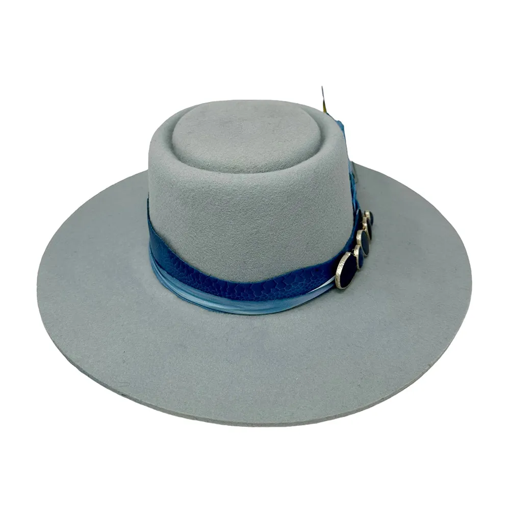 Baby Blue Bolero with Hat Slides