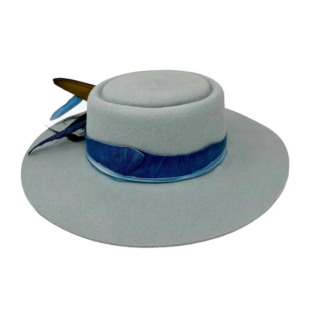 Baby Blue Bolero with Hat Slides