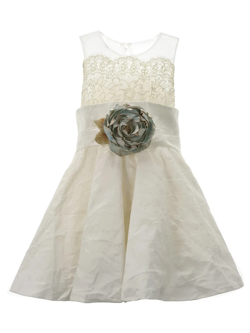Baptism Dress for girl-ROZALIN ivory