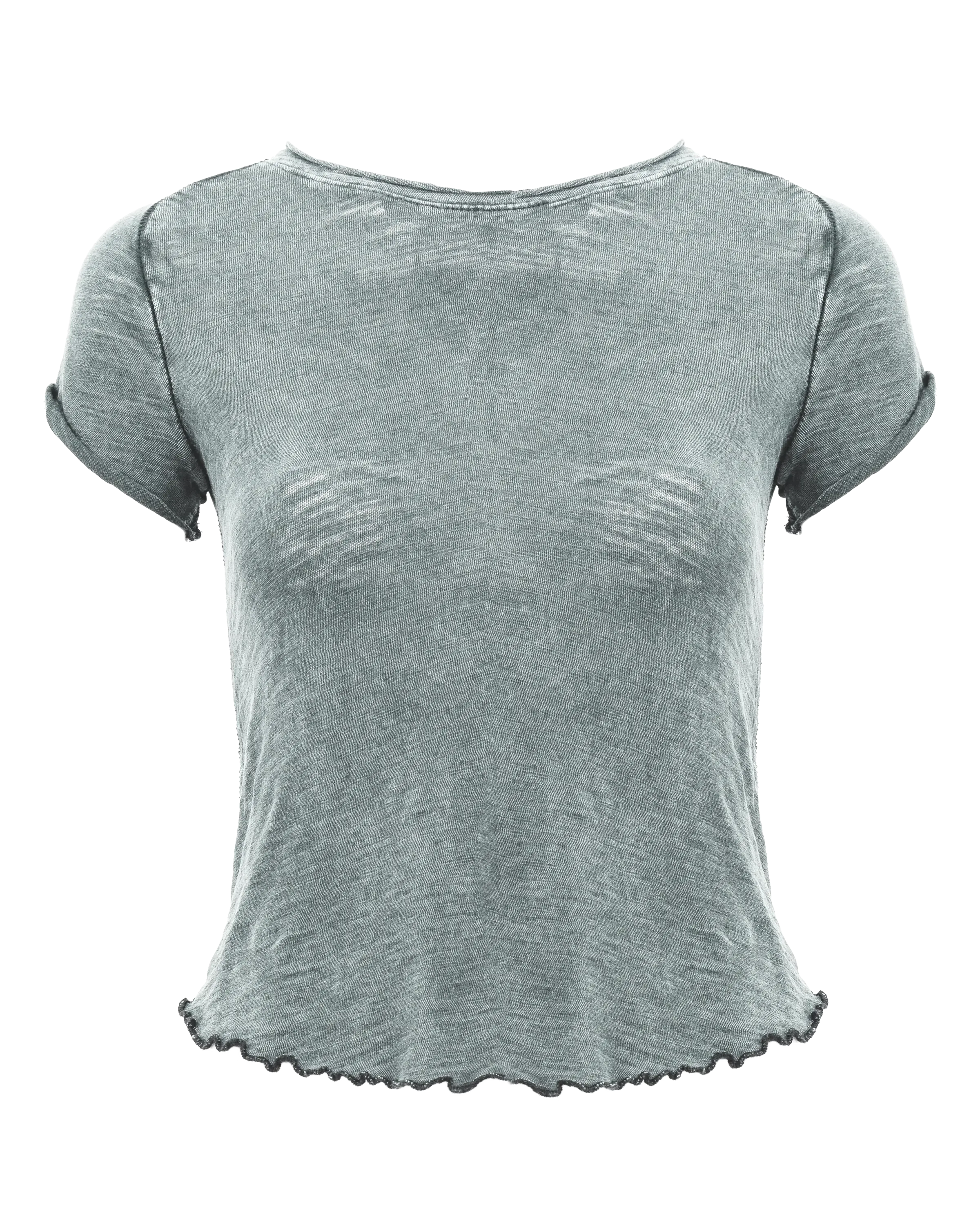 Be My Baby T-Shirt in Washed Army