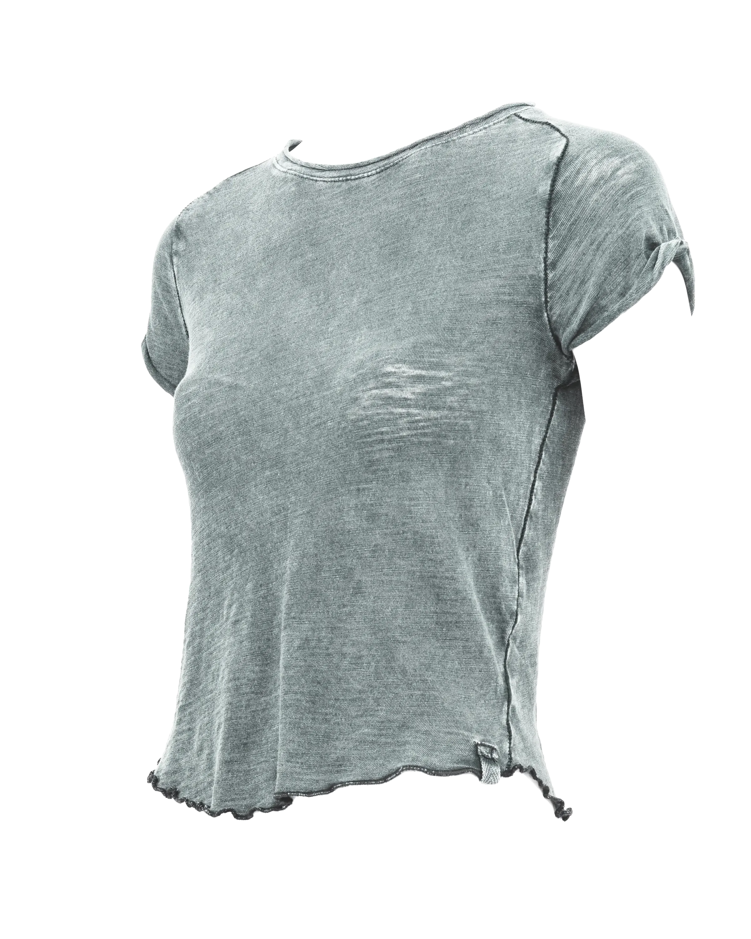 Be My Baby T-Shirt in Washed Army