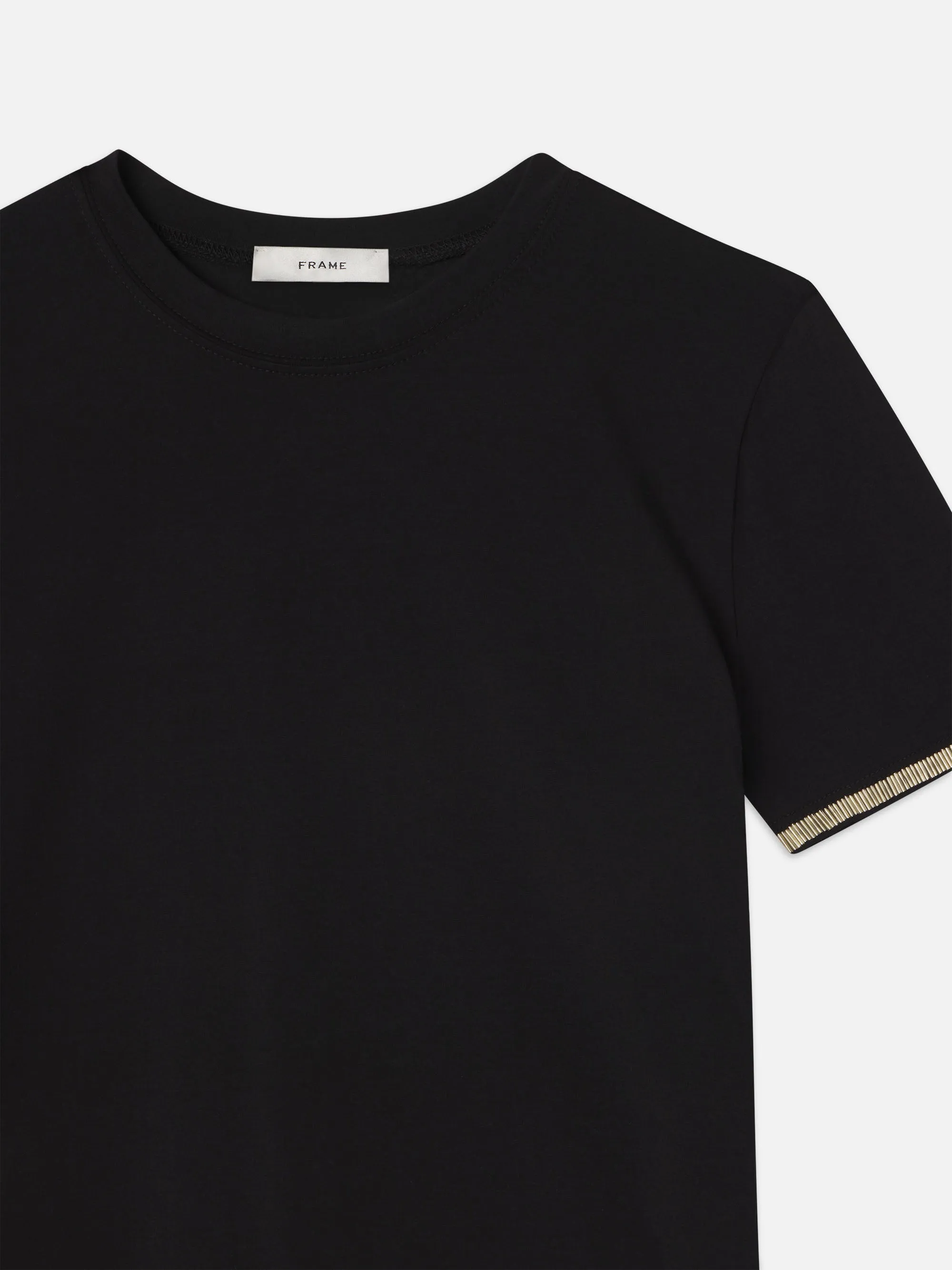 Beaded Tee -- Black