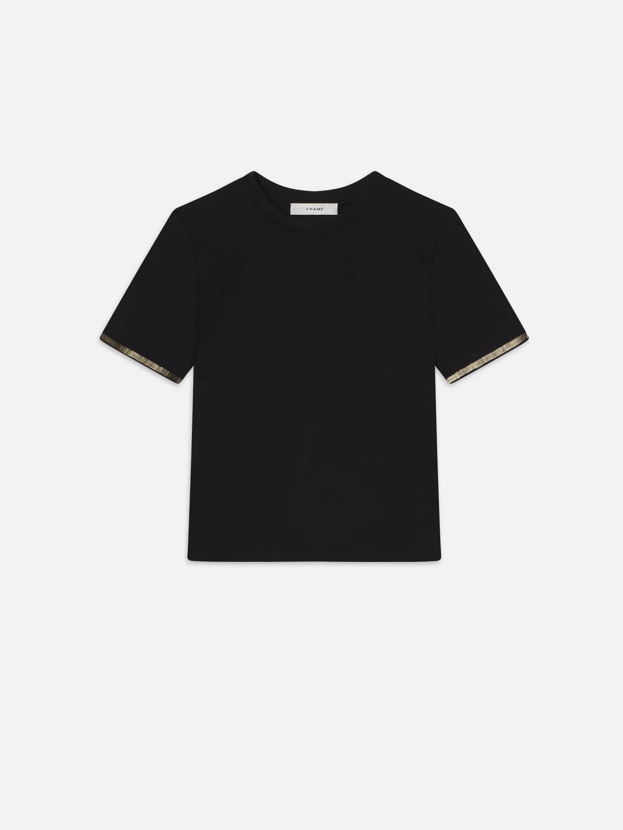 Beaded Tee -- Black