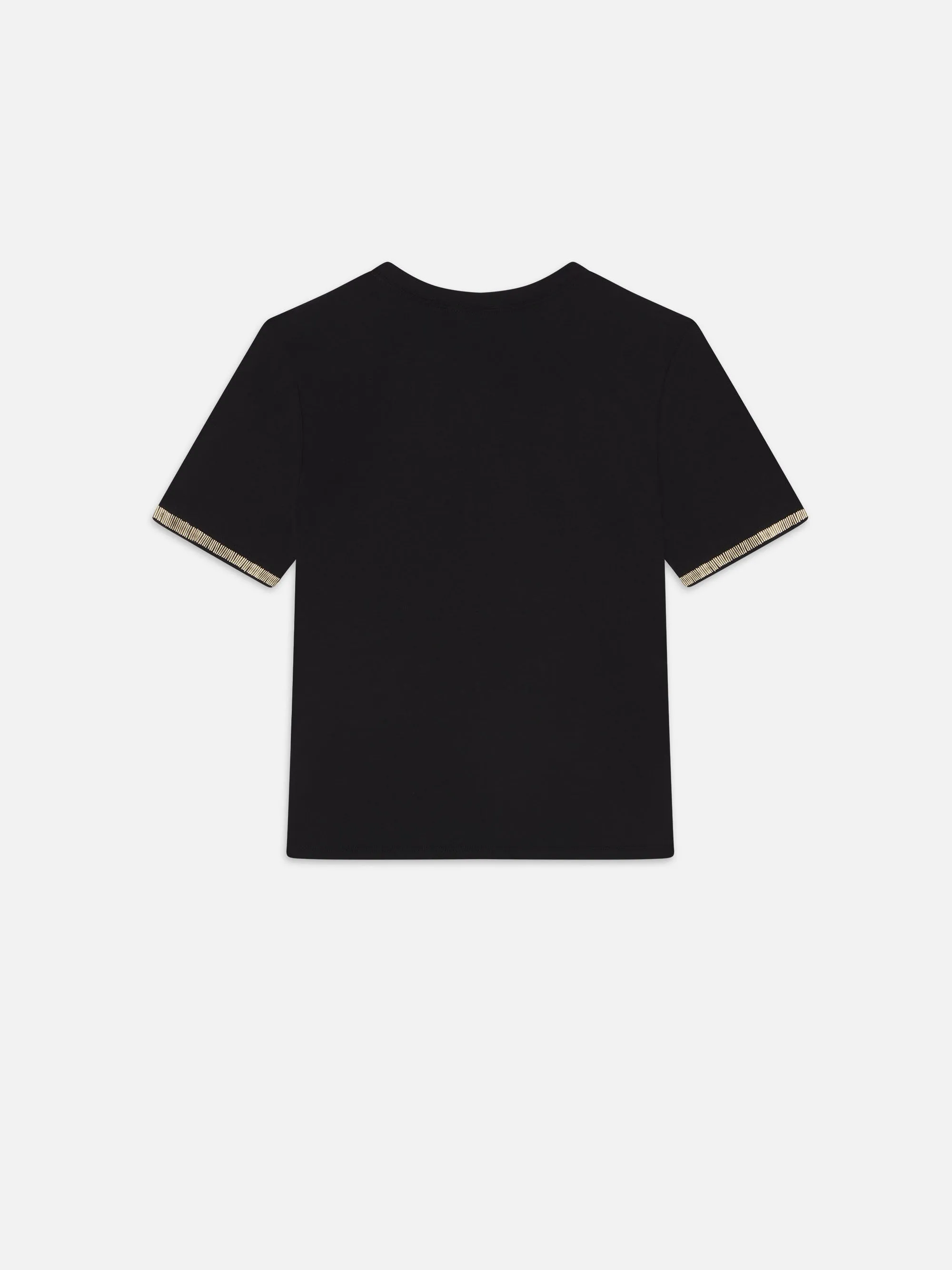 Beaded Tee -- Black