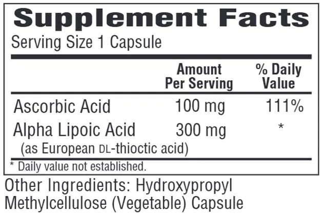 Bio-Tech Pharmacal Lipoic 300 mg