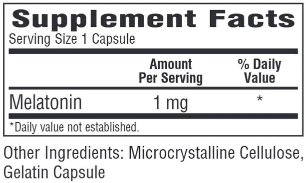 Bio-Tech Pharmacal Melatonin 1 mg