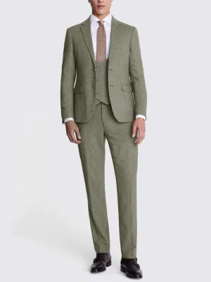 Brown 3 Piece Business Casual Notch Lapel Double Button Slim Fit Men Suit (Blazer Vest Pants)