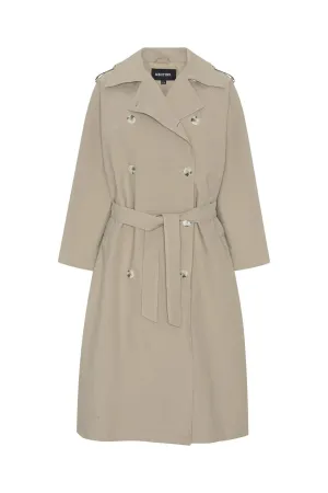 Cassandra Trench Coat Beige