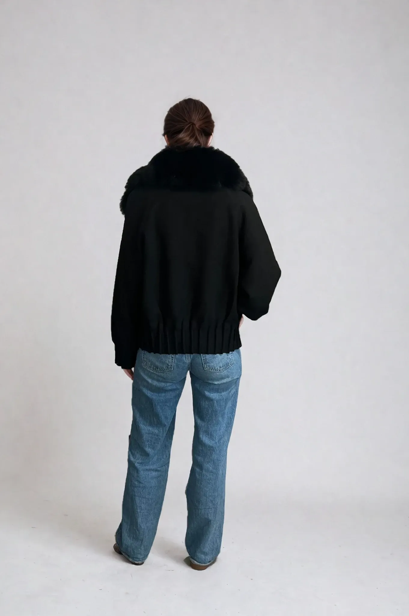 Celeste Cashmere Coat Black