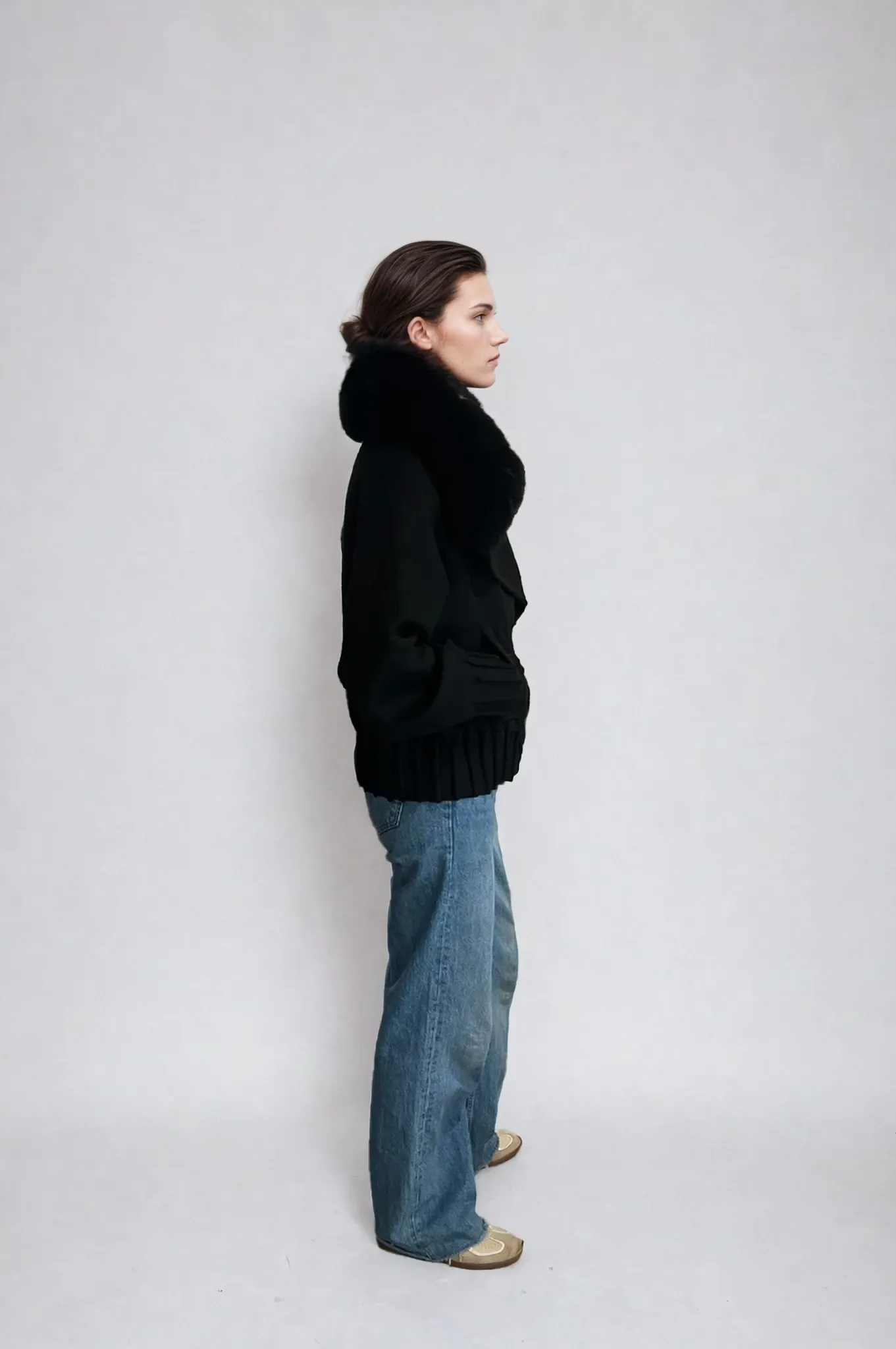 Celeste Cashmere Coat Black