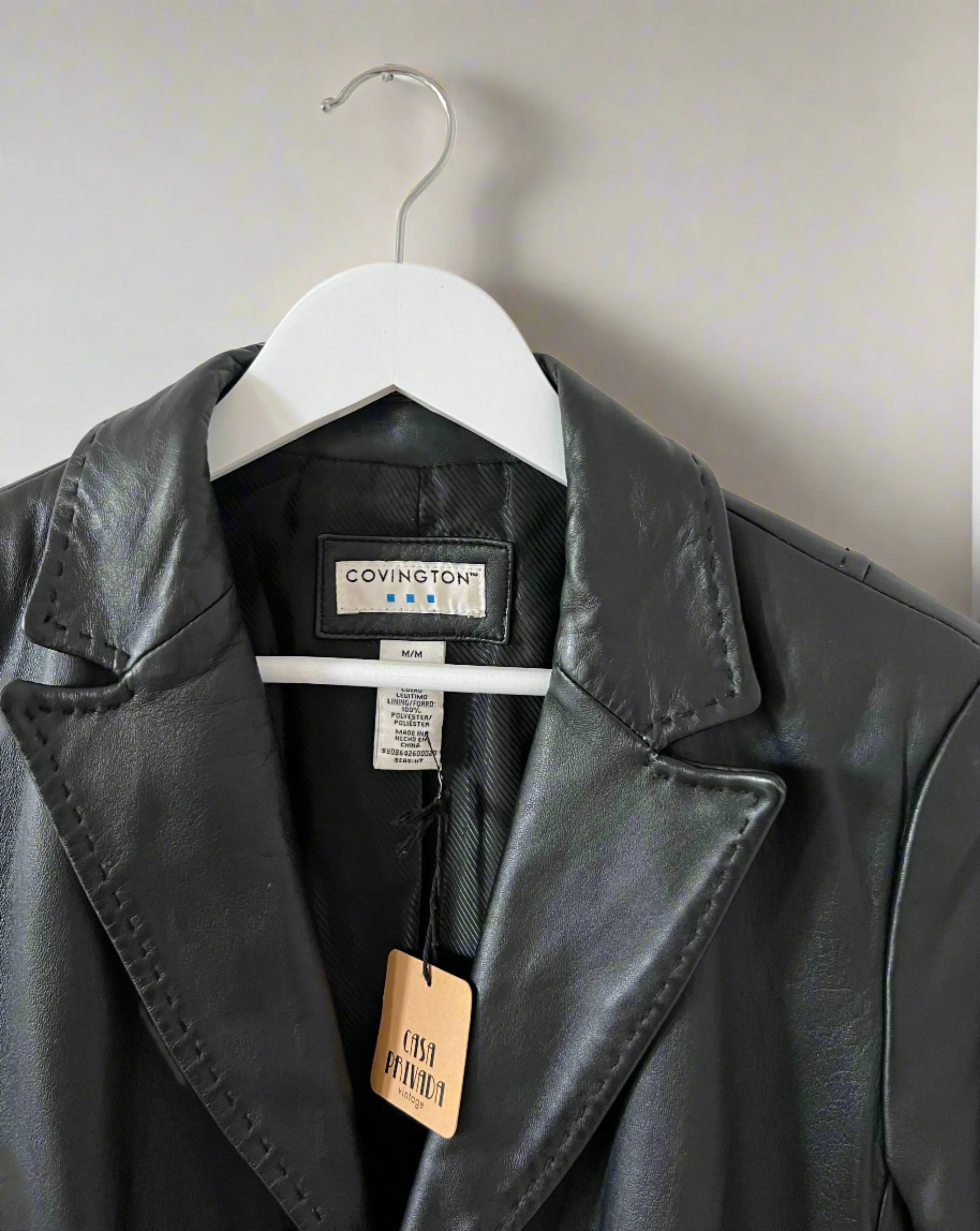 Covington Leather Blazer