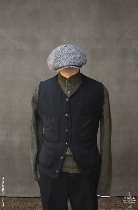 Cruiser Vest (shorter version) - Boiled Wool - L