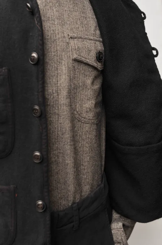 Cruiser Vest (shorter version) - Boiled Wool - L