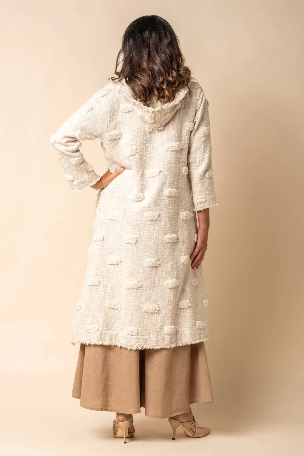 Dawson Cotton Jacket in Cream