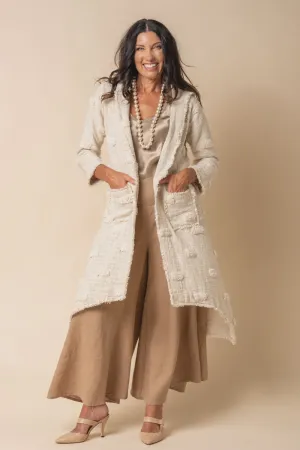 Dawson Cotton Jacket in Cream