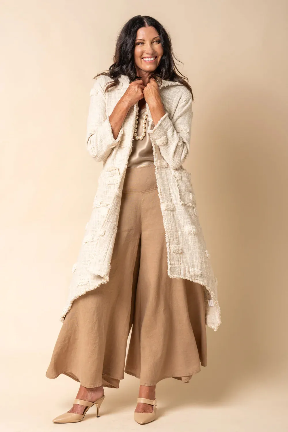 Dawson Cotton Jacket in Cream