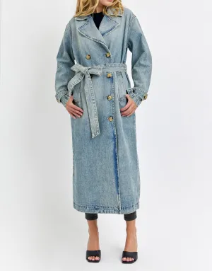 Denim Trench Coat