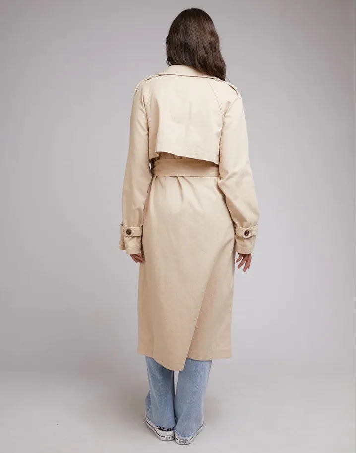 Eve Trench Coat Tan