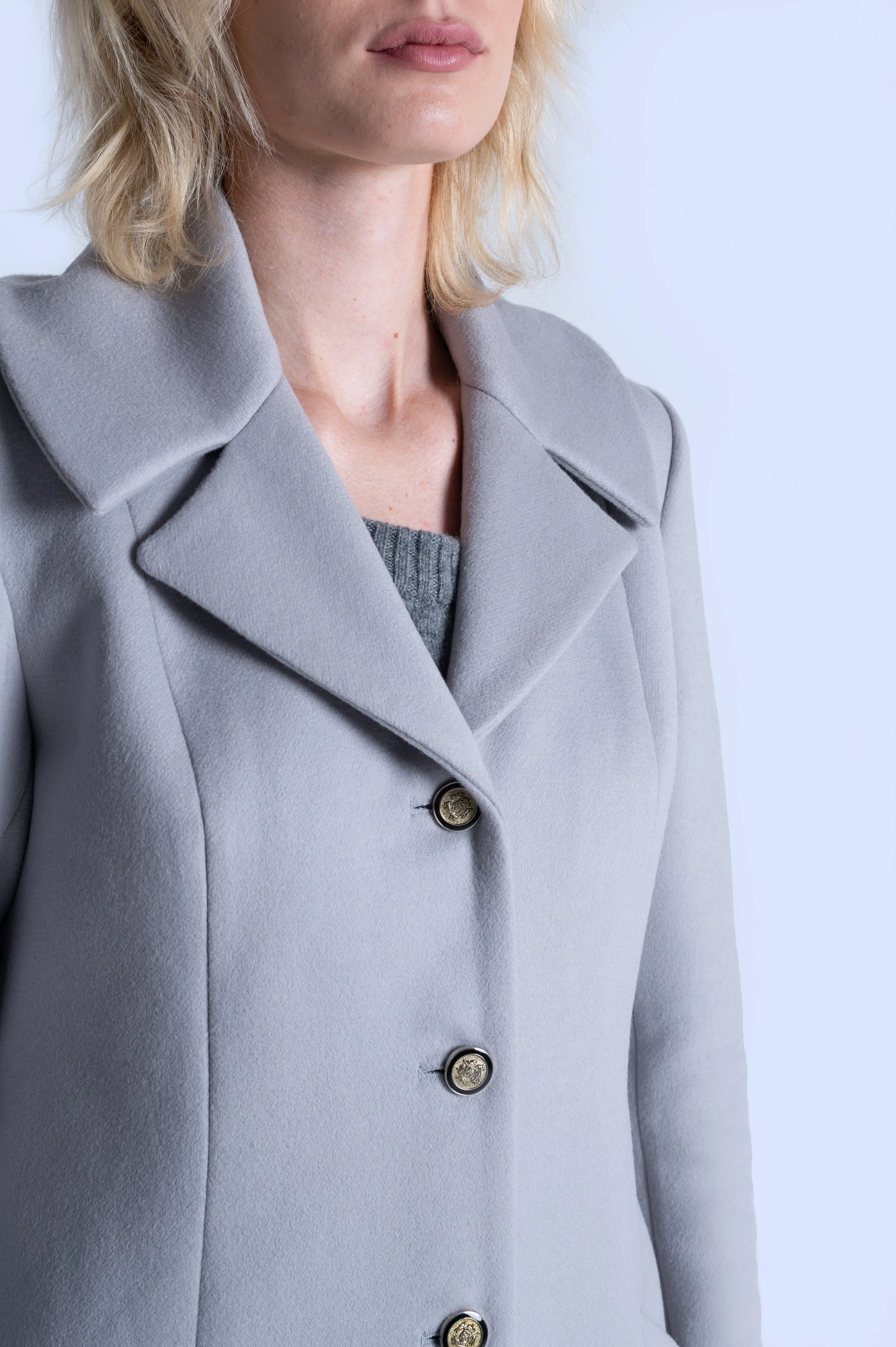 GREY CASHMERE COAT