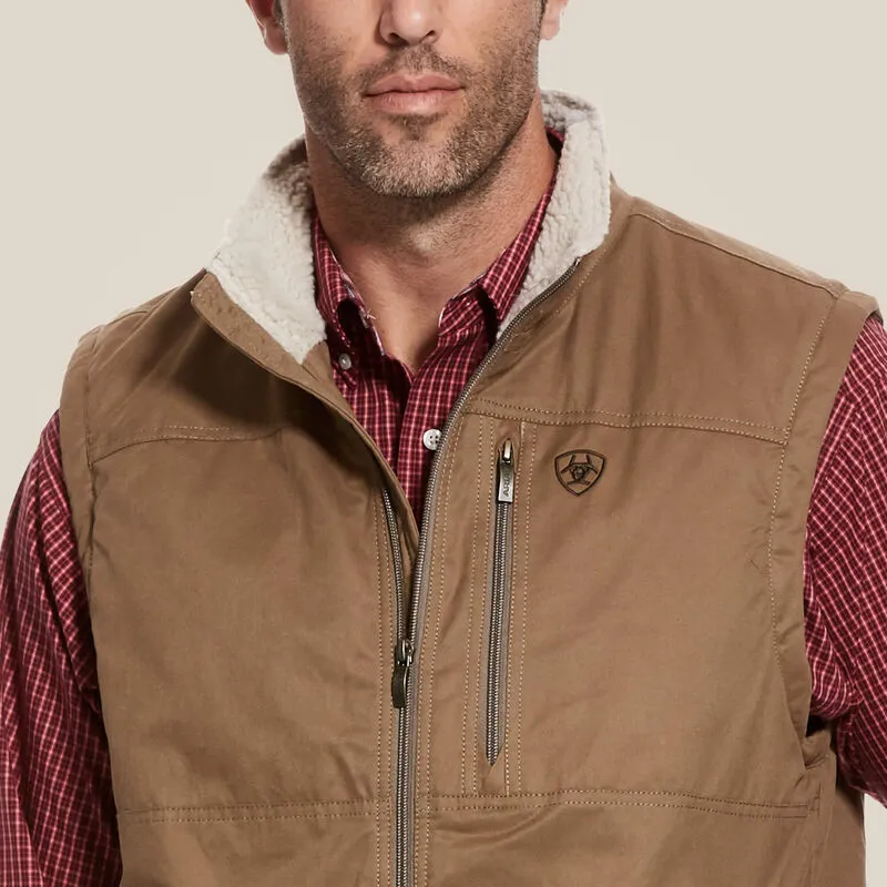 Grizzly Canvas Vest in Cub
