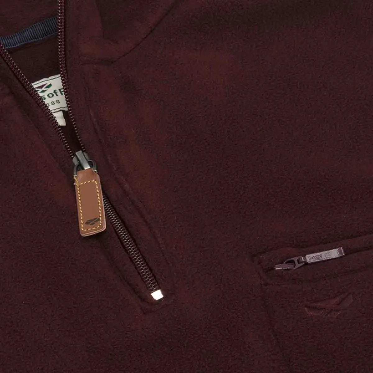 Hoggs of Fife Islander ¼ Zip Micro Fleece Shirt
