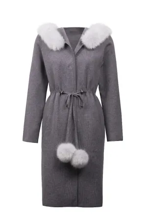 Joseph Ribkoff hooded sweater coat 214942
