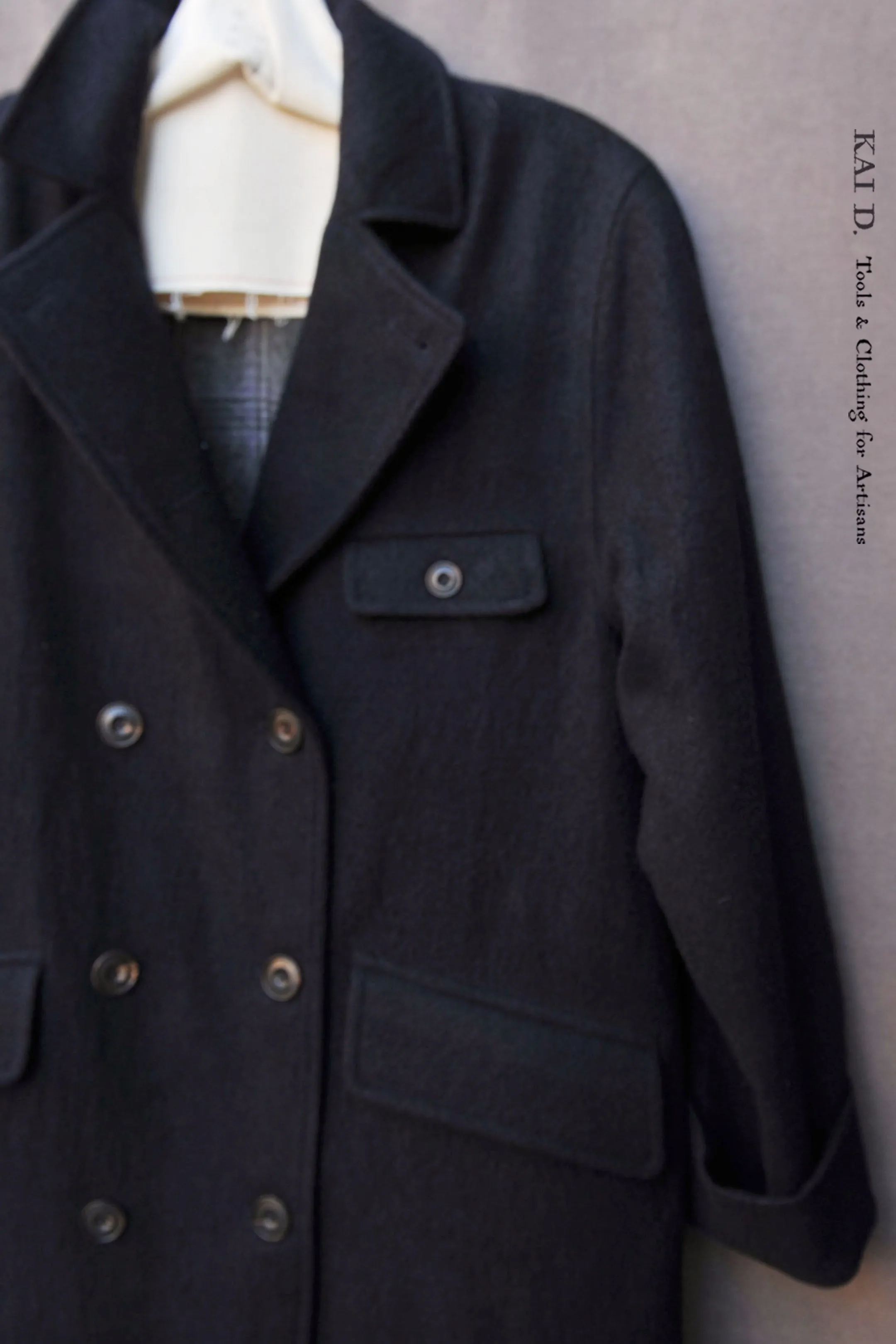 Keaton Trench Coat - Japanese Boucle Wool -  XS, S, M, L