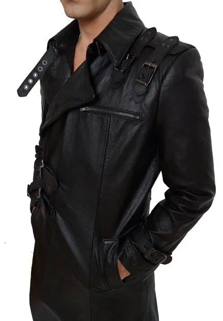 Leather Trench Coat