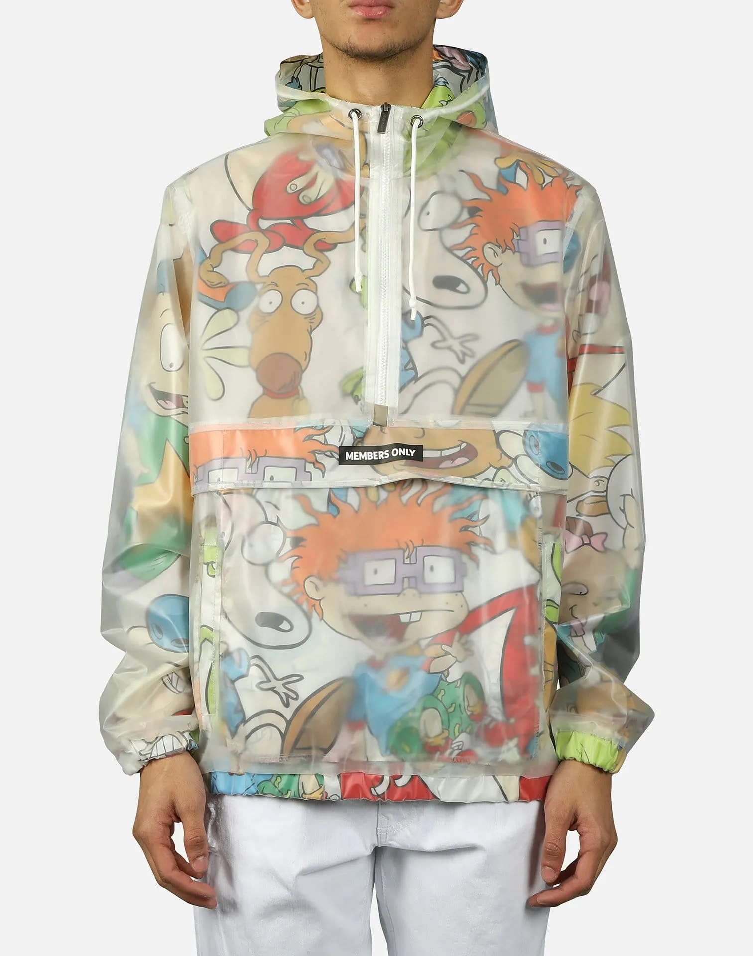 Members Only Translucent Nickelodeon Pullover Jacket