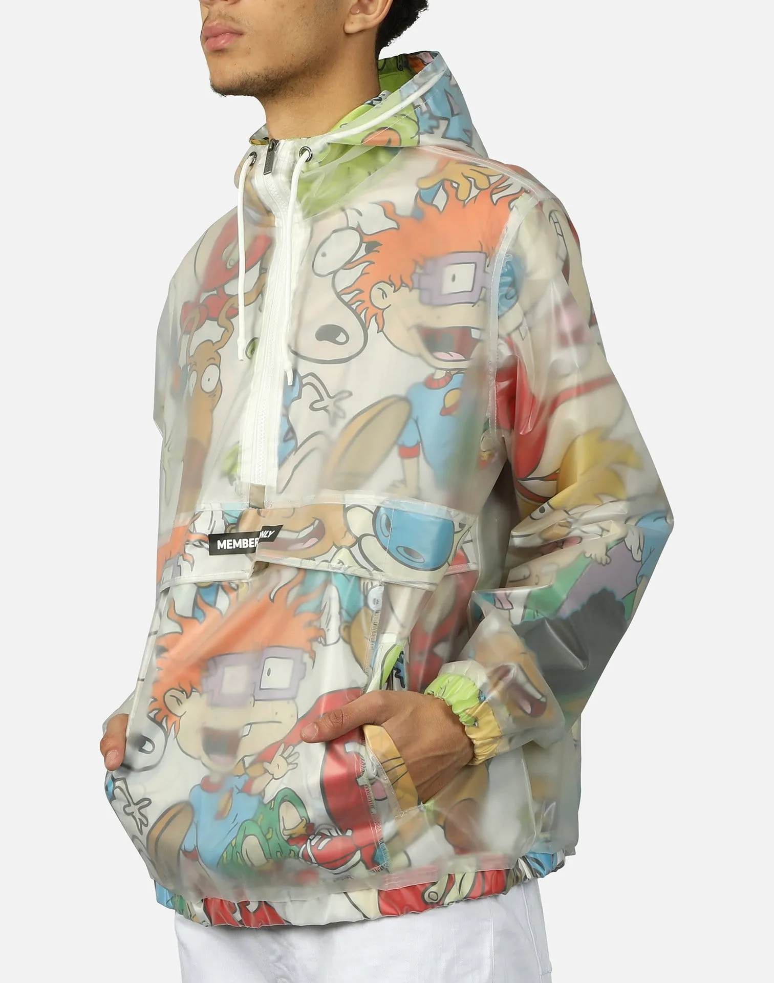 Members Only Translucent Nickelodeon Pullover Jacket