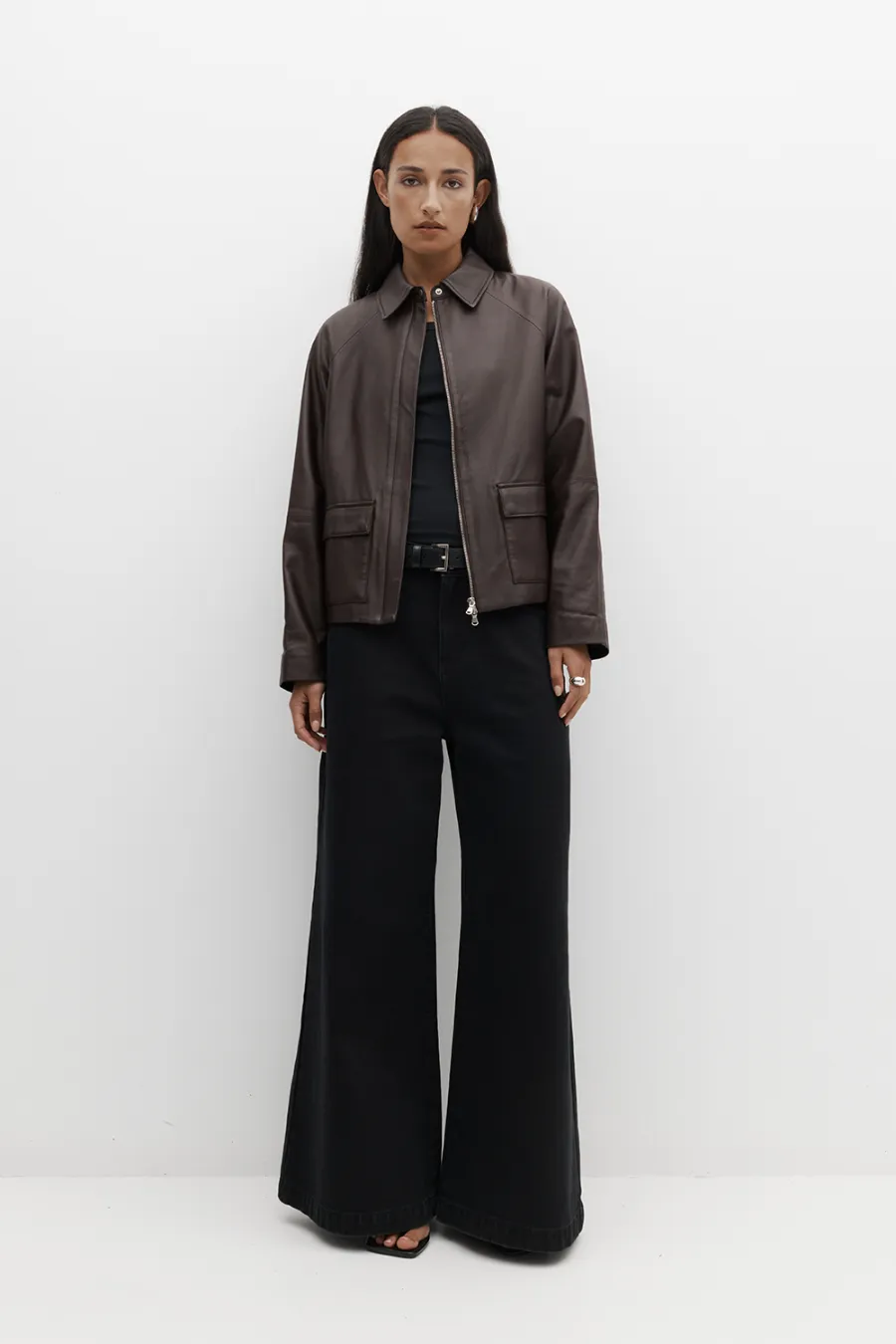 Mo Leather Jacket Balsamic