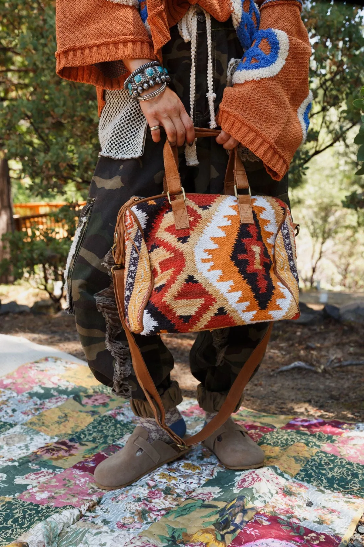 Nomads Dream Handwoven Bag - Multi