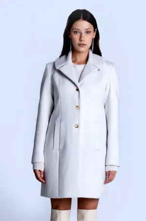 OFF-WHITE MIDI COAT