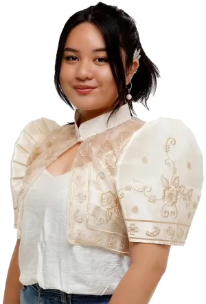 Organza Classic Premium Filipiniana Bolero - LJM004