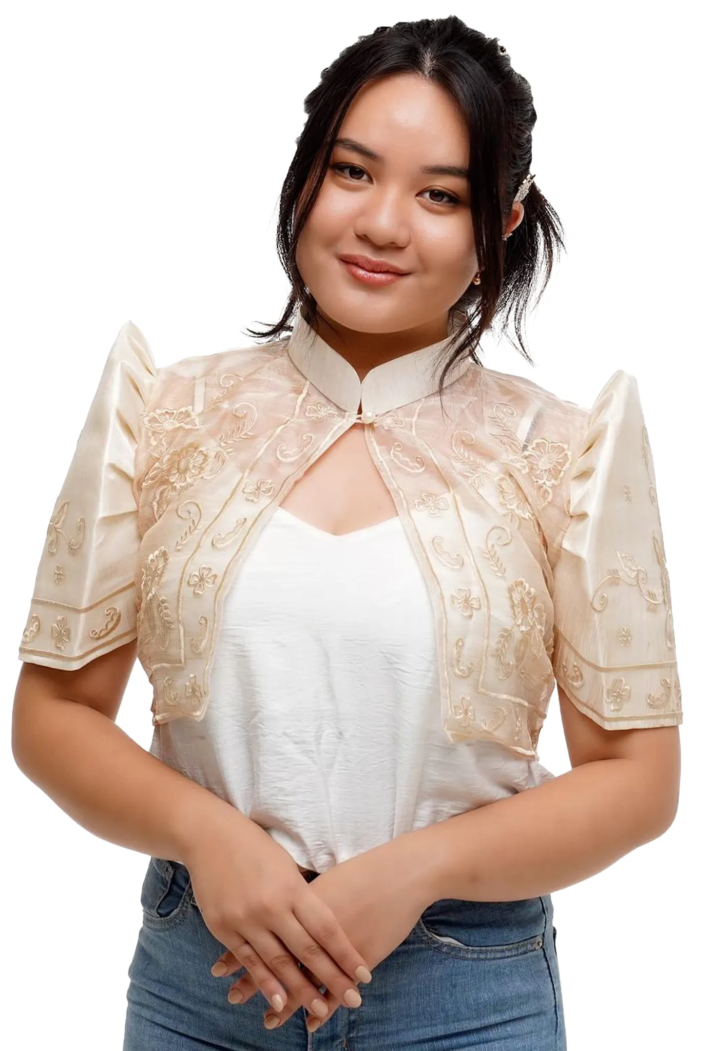 Organza Classic Premium Filipiniana Bolero - LJM004