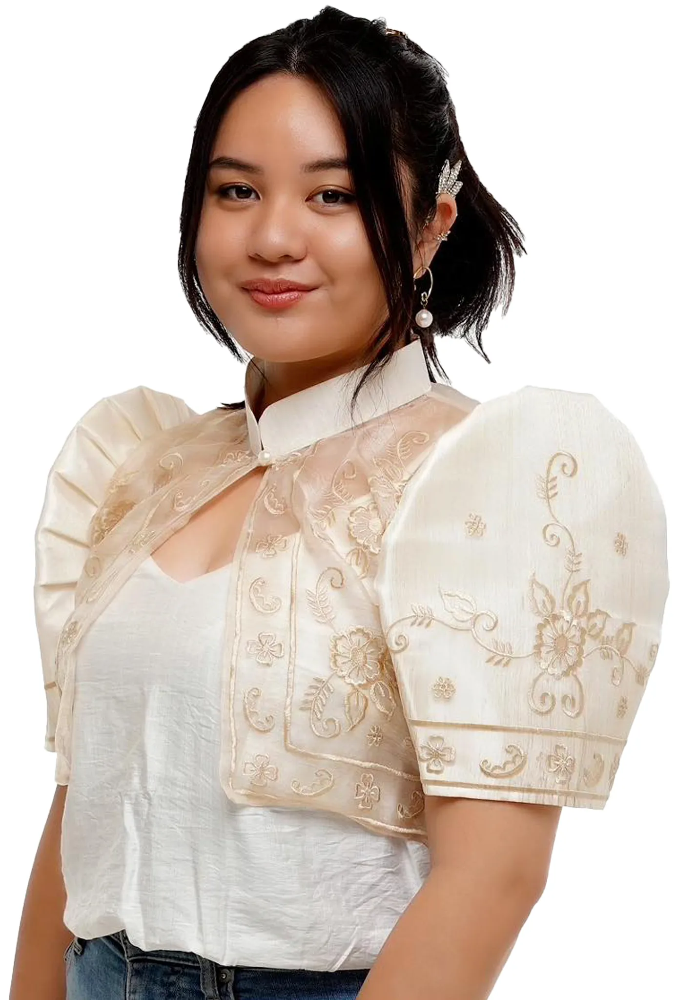 Organza Classic Premium Filipiniana Bolero - LJM004