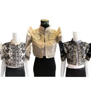 Organza Modern Filipiniana Bolero Set - LJM005