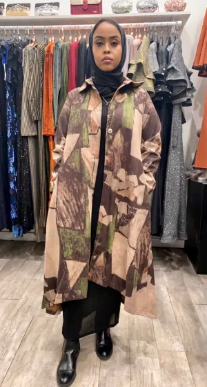 Paint Print Coat